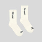 Balmoral - Unisex Merino Running Socks - Off White - Culture Athletics
