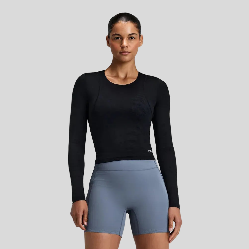 Bandit-WomensGeoMesh_EclipseLongSleeve-Black-CultureAthletics
