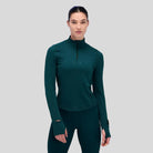 BanditRunning-WomensCaldoGridColdWeatherQuarterZip-Storm-CultureAthletics