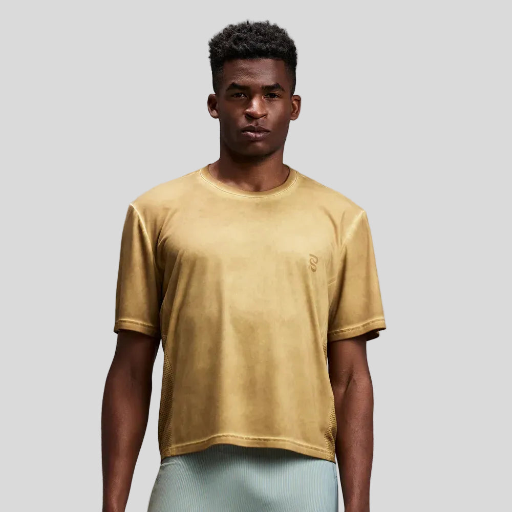 Bandit - Mens FrioSoft™ Perforated Box Tee - Copal - Culture Athletics