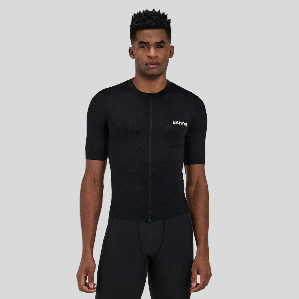 Bandit - Mens GeoMesh™ Race Top - Black - CUlture Athletics
