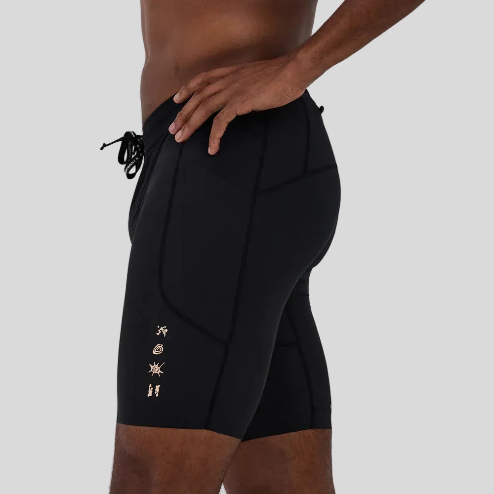 Bandit - Mens SoLite™ 5 Pocket Half Tights - Black - Culture Athletics