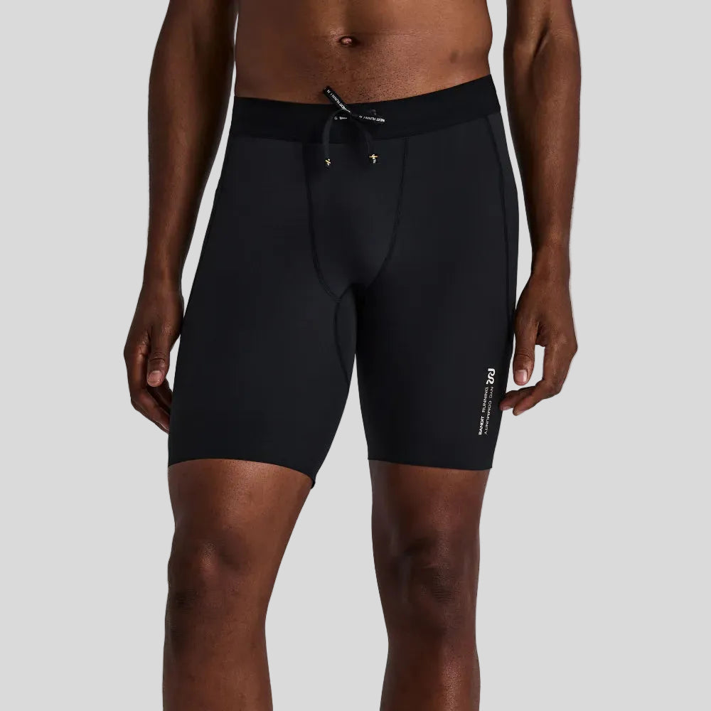 Bandit - Mens SoLite™ Half Tights - Black - Culture Athletics