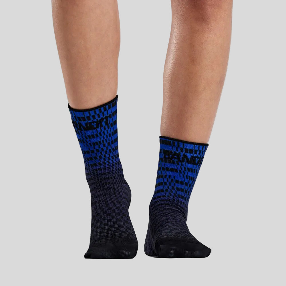 Bandit - Unisex Lite Run™ Quarter Sock - Bauhaus Blue (2 Pack) - Culture Athletics