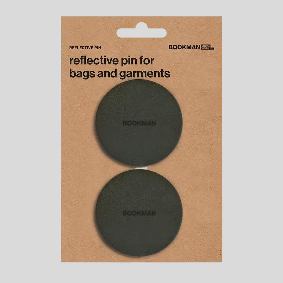 Bookman - Reflective Pins - Black - Culture Athletics