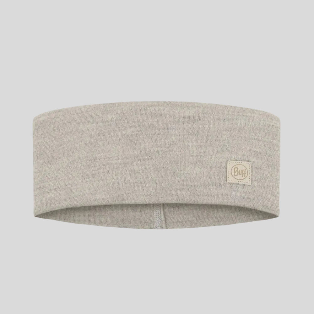 Buff - Unisex Merino Wide Headband Solid - Cloud - Culture Athletics