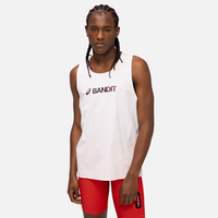 Mens Bandit x Asics Vento™ Performance Singlet - White