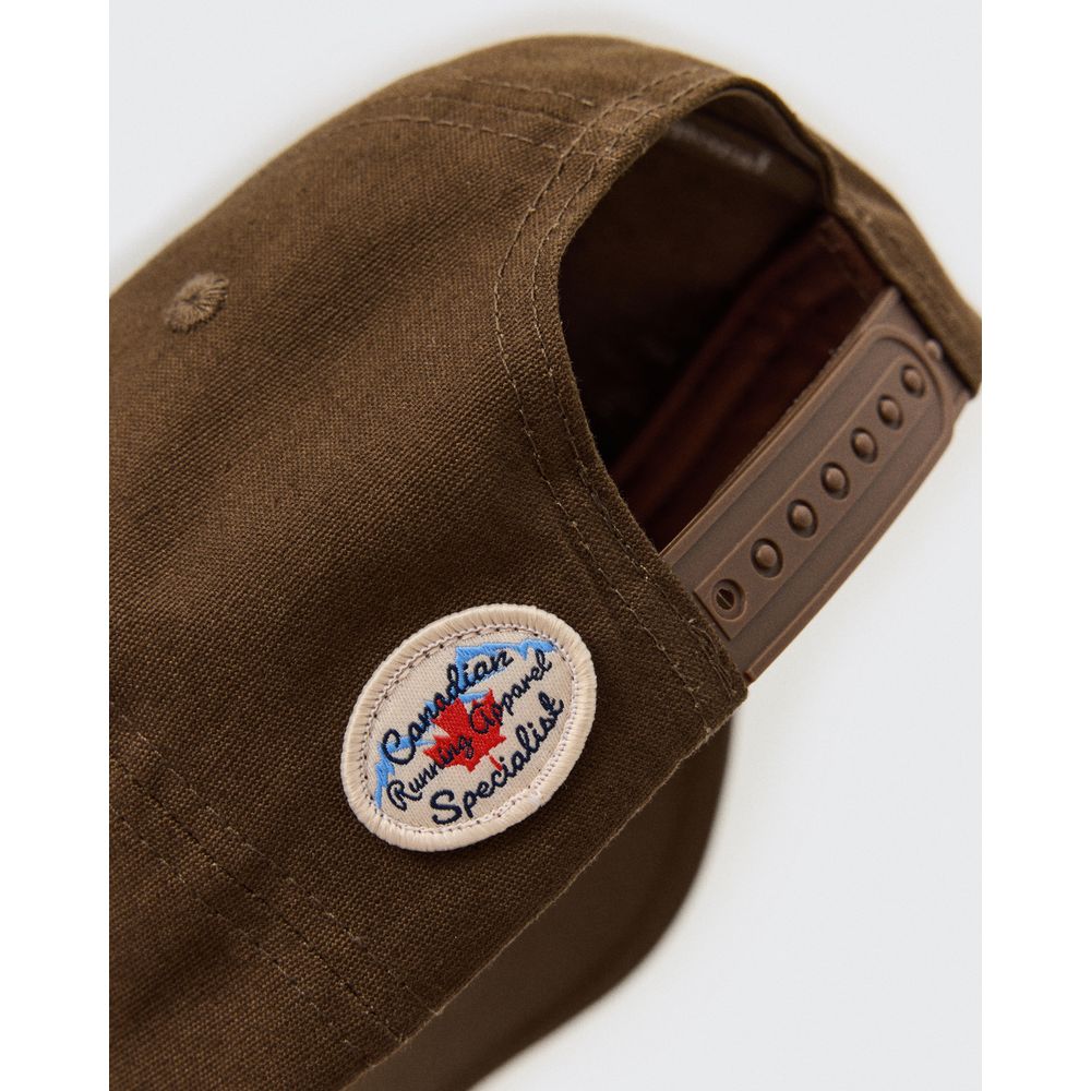 Unisex Chainstitch 5-Panel Hat - Brown – Culture Athletics