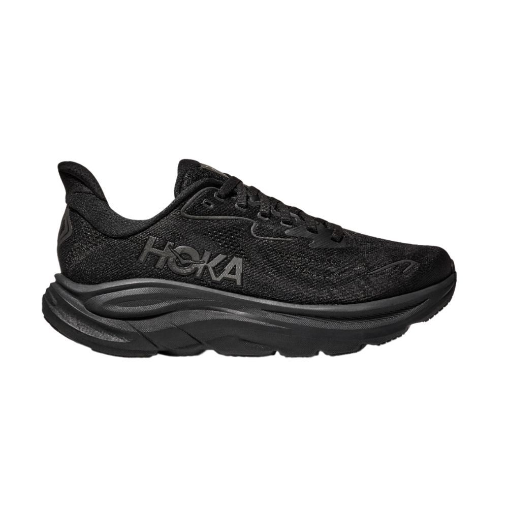 Hoka-Mens Clifton 10 - Black/Black-Culture Athletics