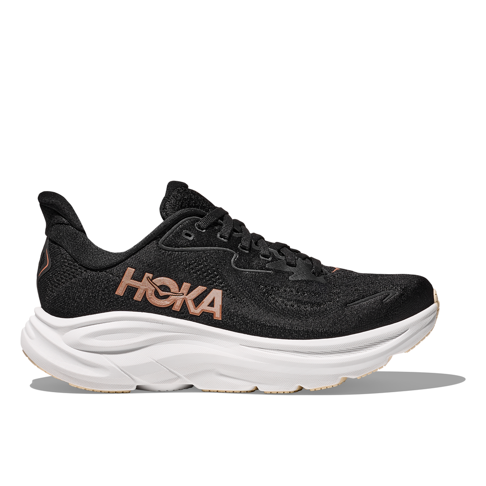 Hoka-WomensClifton10-BlackRoseGold-CultureAthletics