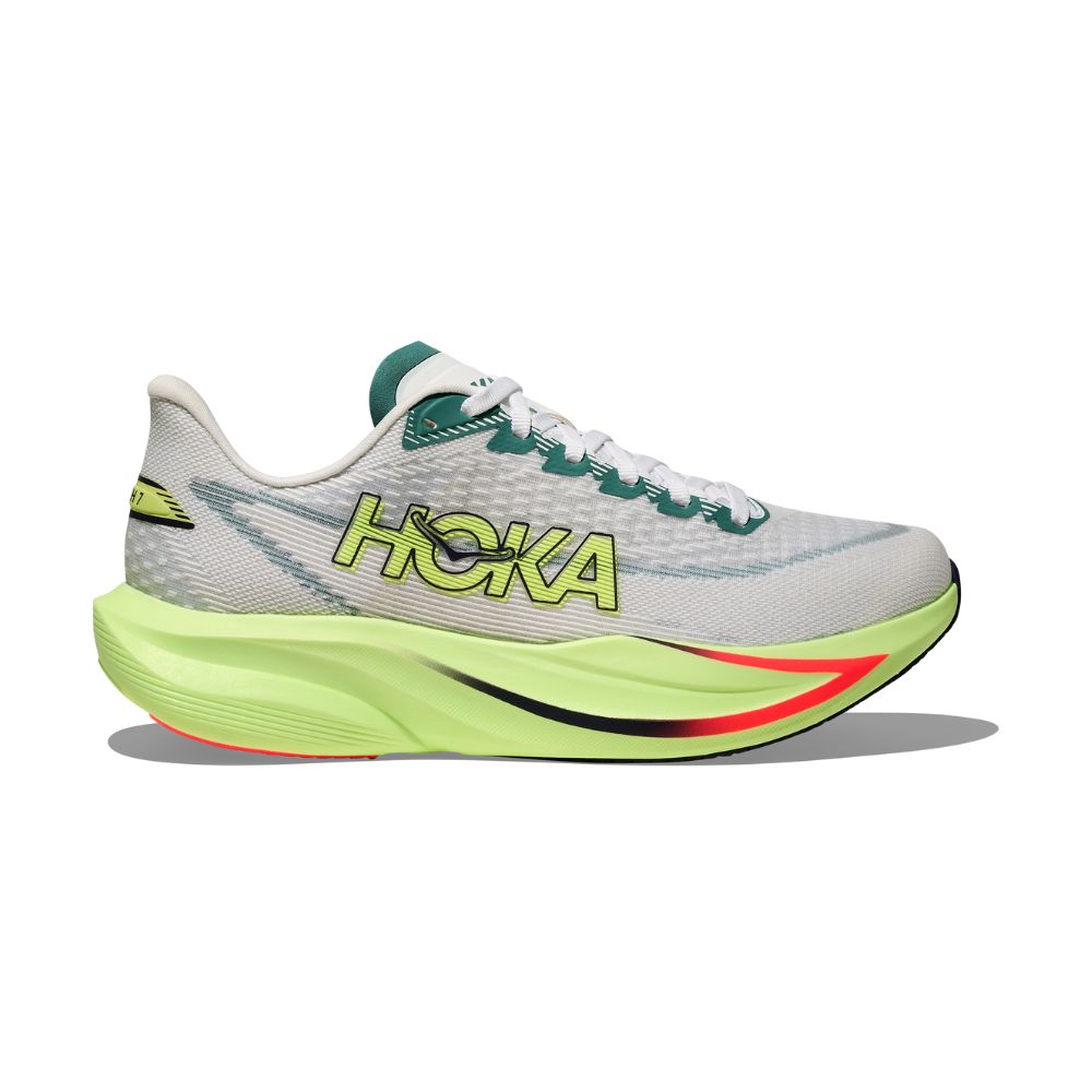 Hoka-Womens Mach 7 - Frost/Neon Yuzu-Culture Athletics