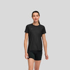 Hoka - Womens Airolite Short Sleeve 2.0 - Black - Culture Athletics