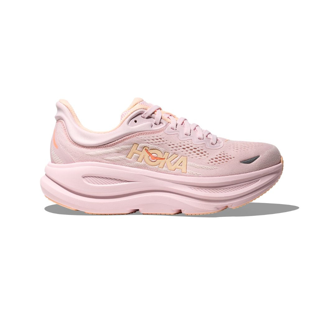 Hoka - Womens Bondi 9 WIDE -Lilac Cream/Tangerine Glow - Culture Athletics