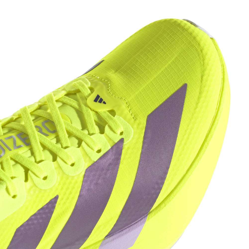 Womens Adizero EVO SL Woven - Solar Yellow/Aurora Plum/Powder Plum