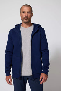 Mens The Comfort Zip Up Hoodie - Navy