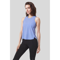 Womens Aerate Run Tank Top - Jacaranda