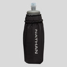 Nathan - Pinnacle Soft Flask Handheld 14oz - Black/Reflective Silver - Culture Ahtletics