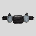 Nathan - Unisex TrailMix Plus Insulated Hydration Belt - Black/Reflective Silver - Culture Athletics