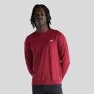 New Balance - Mens RC Essential Long Sleeve - Podium Red - Culture Athletics