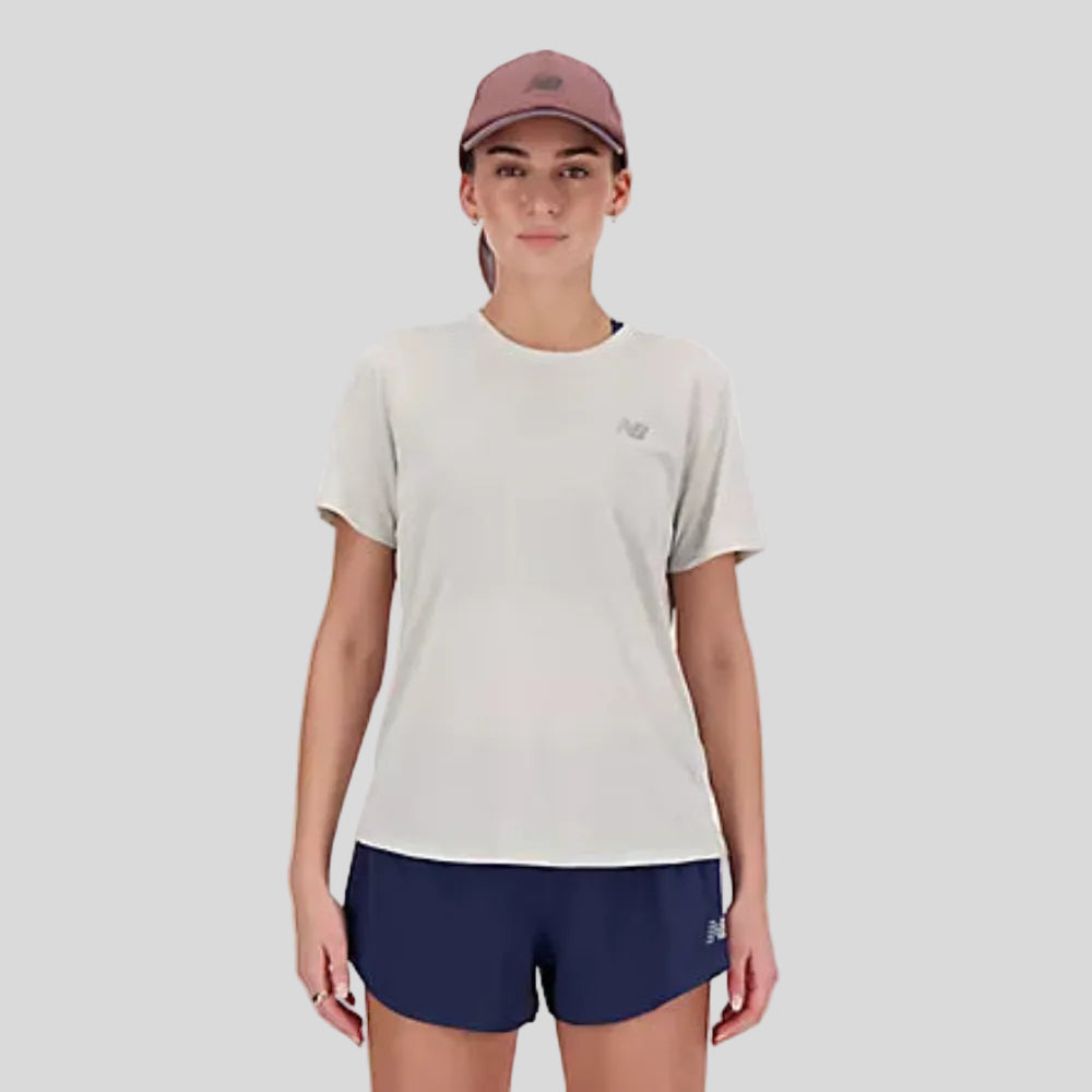New Balance - Womens RC Essential T-Shirt - Ash Heather - Culture Athletics