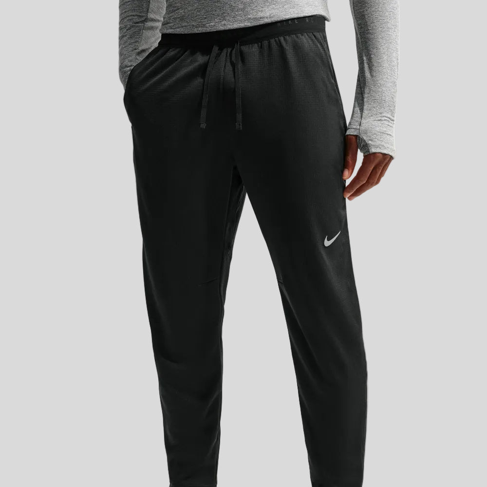 Nike - Mens Dri-FIT Knit Running Pants - Black - Culture athletics