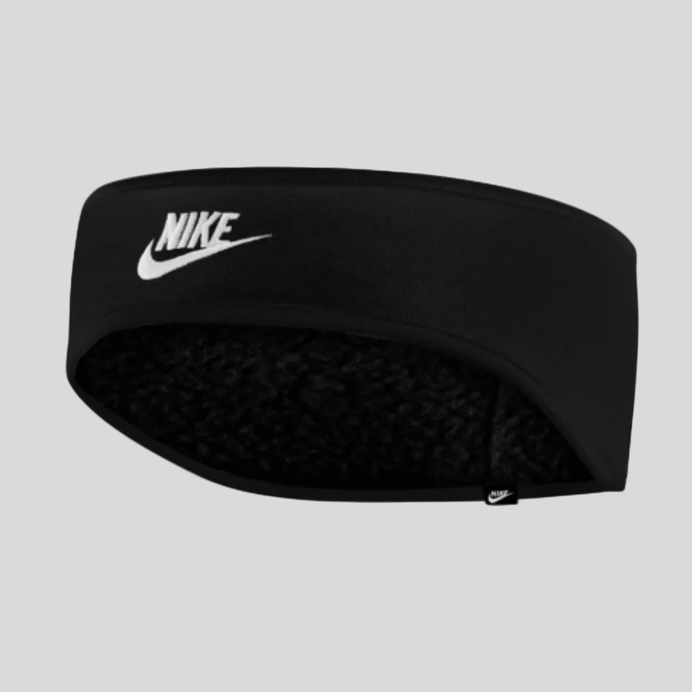 Nike - Mens Headband Club Fleece 2.0 - Black/White - Culture Athletics