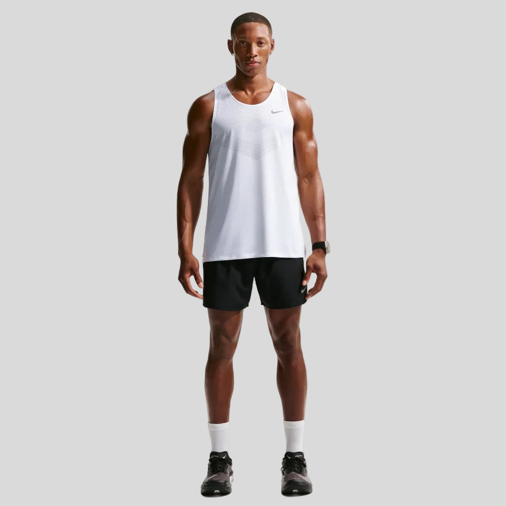 Nike - Mens Stride ADV Running Tank Top - White - Culture Athletics