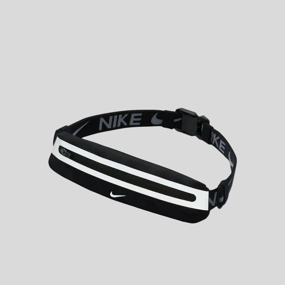 Nike - Unisex Slim Waist Pack 4.0 - Black/Black/Silver - Culture Athletics