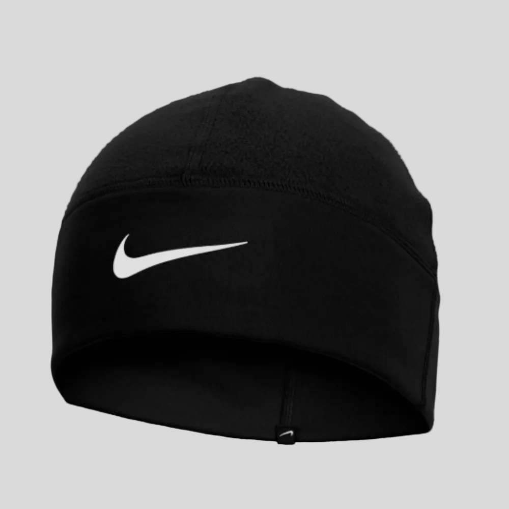 Nike - Unisex Therma-Fit Fleece Beanie - Black/White - Culture Athletics