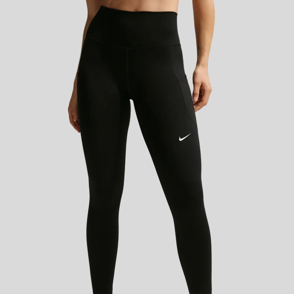 Nike - Womens High-Waisted 7/8 Leggings with Pockets - Black - Culture Athletics