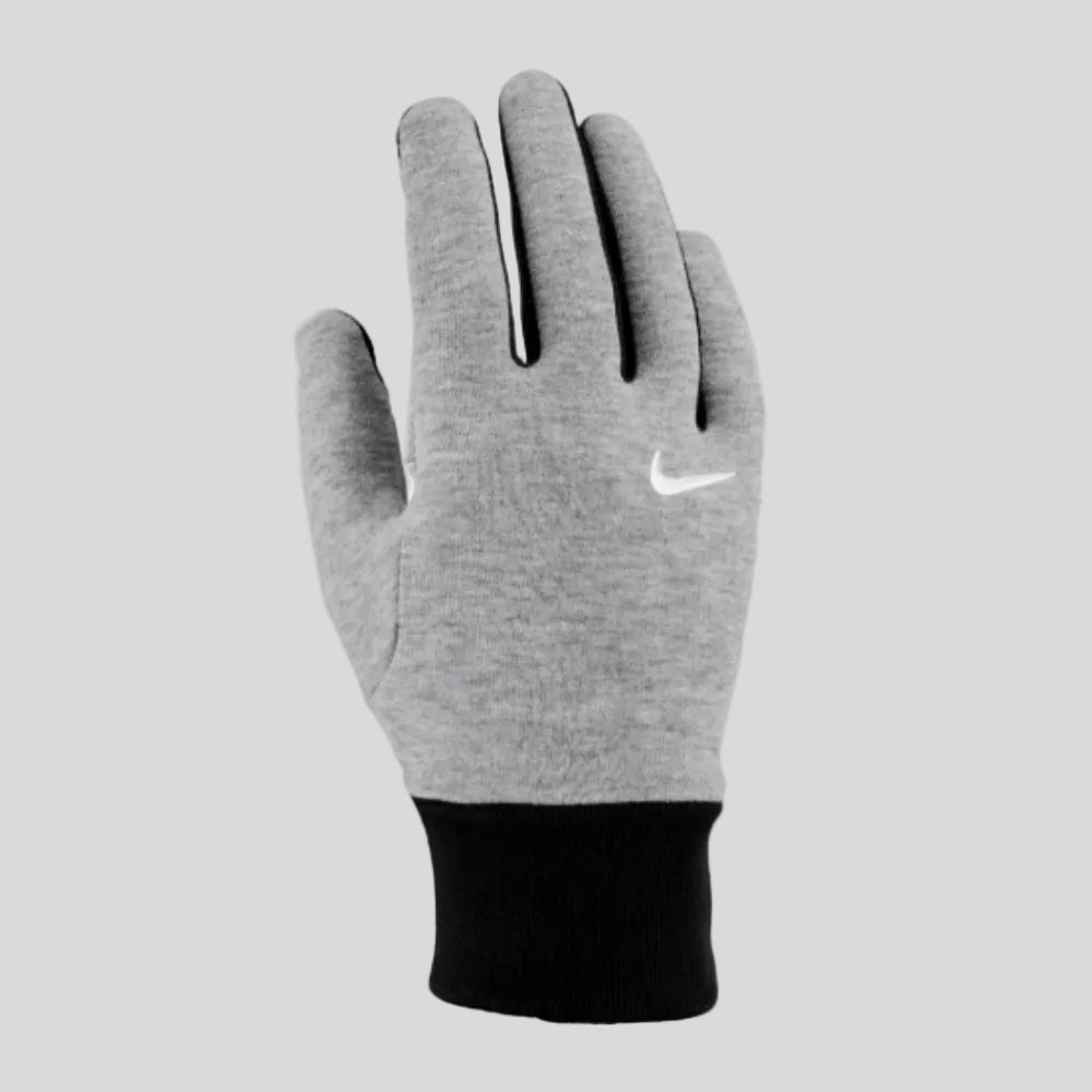 Nike - Womens Studio Fleece Heathered Gloves - Dark Grey Heather/Sail - Culture Athletics