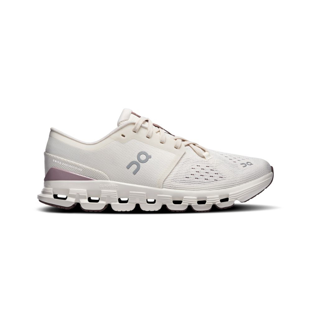 ON-Womens Cloud X 4-Ivory-Heron - Culture Athletics