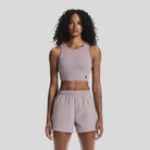 ON - Womens Core 2-in-1 Crop - Heron - Culture Athletics