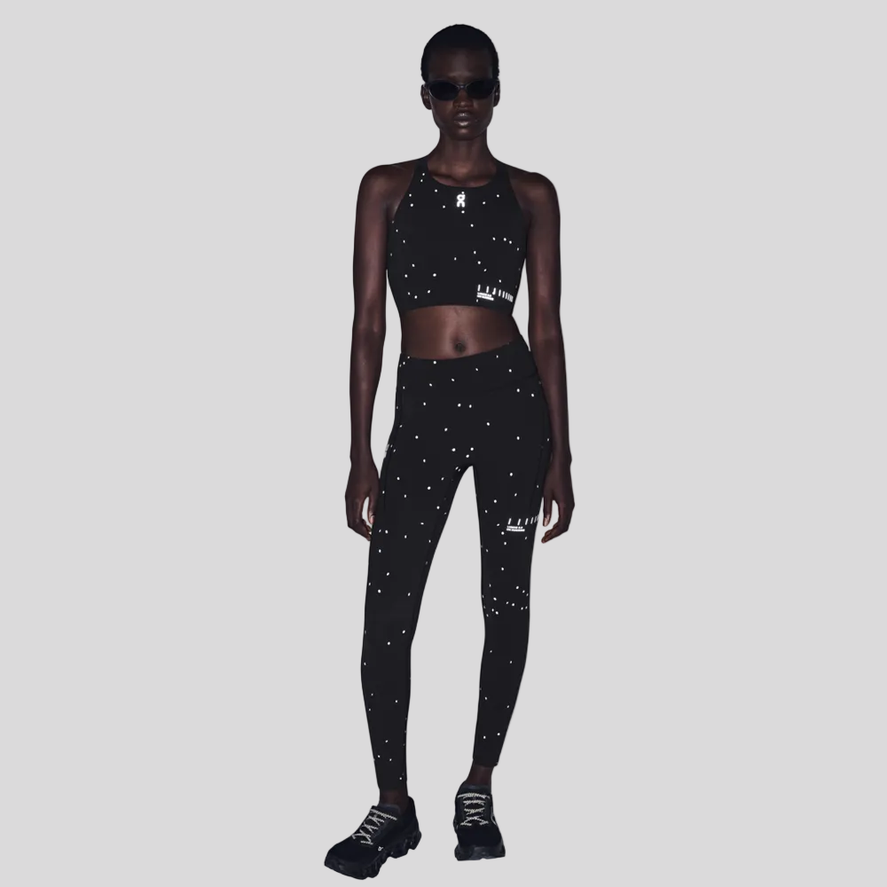 ON - Womens Performance Tights Lumos - Black/Eclipse - Culture Athletics