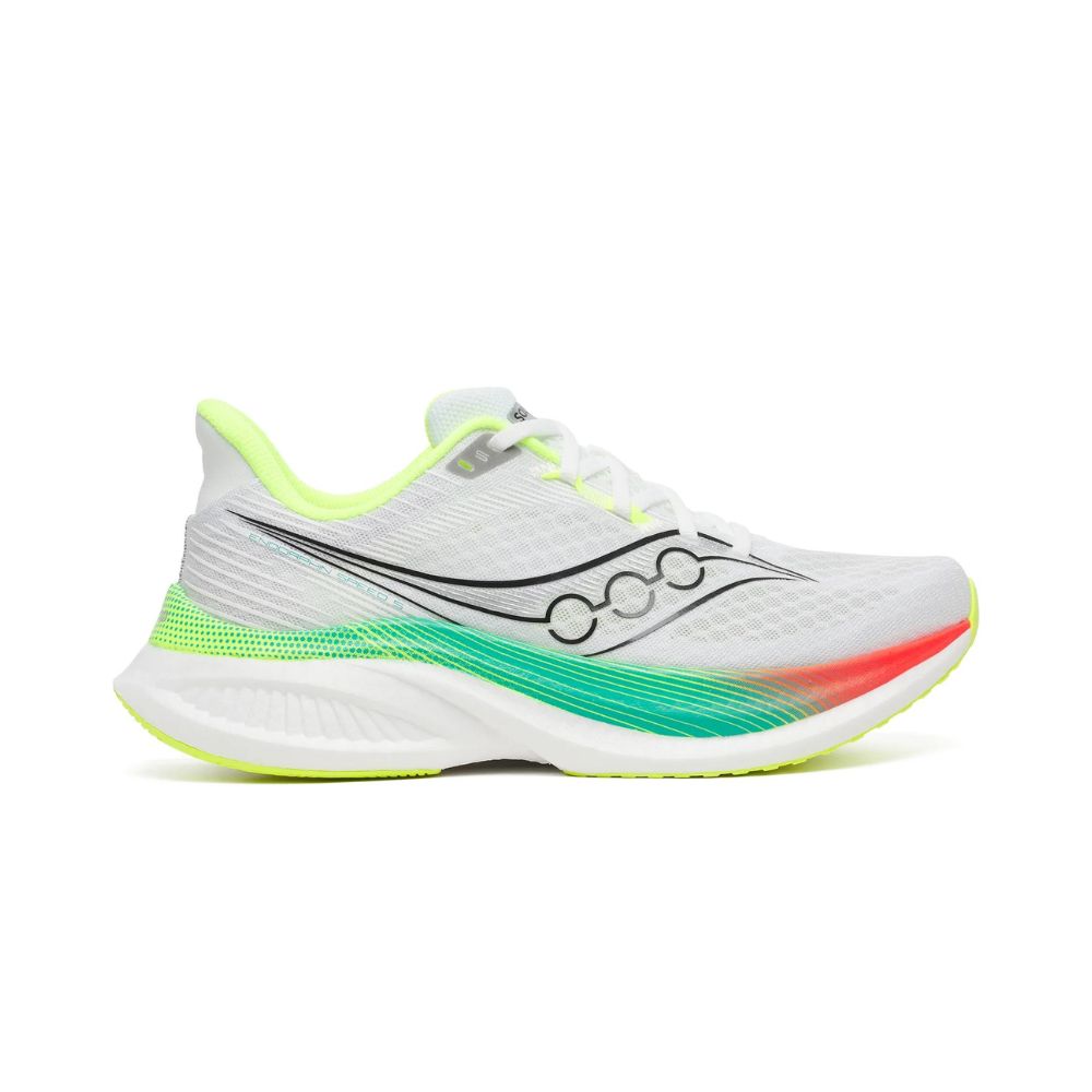 Saucony - Mens Endorphin Speed 5 - White/Multi - Culture Athletics