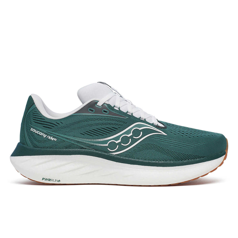 Saucony - Mens Ride 18 - Pine/White - Culture Athletics