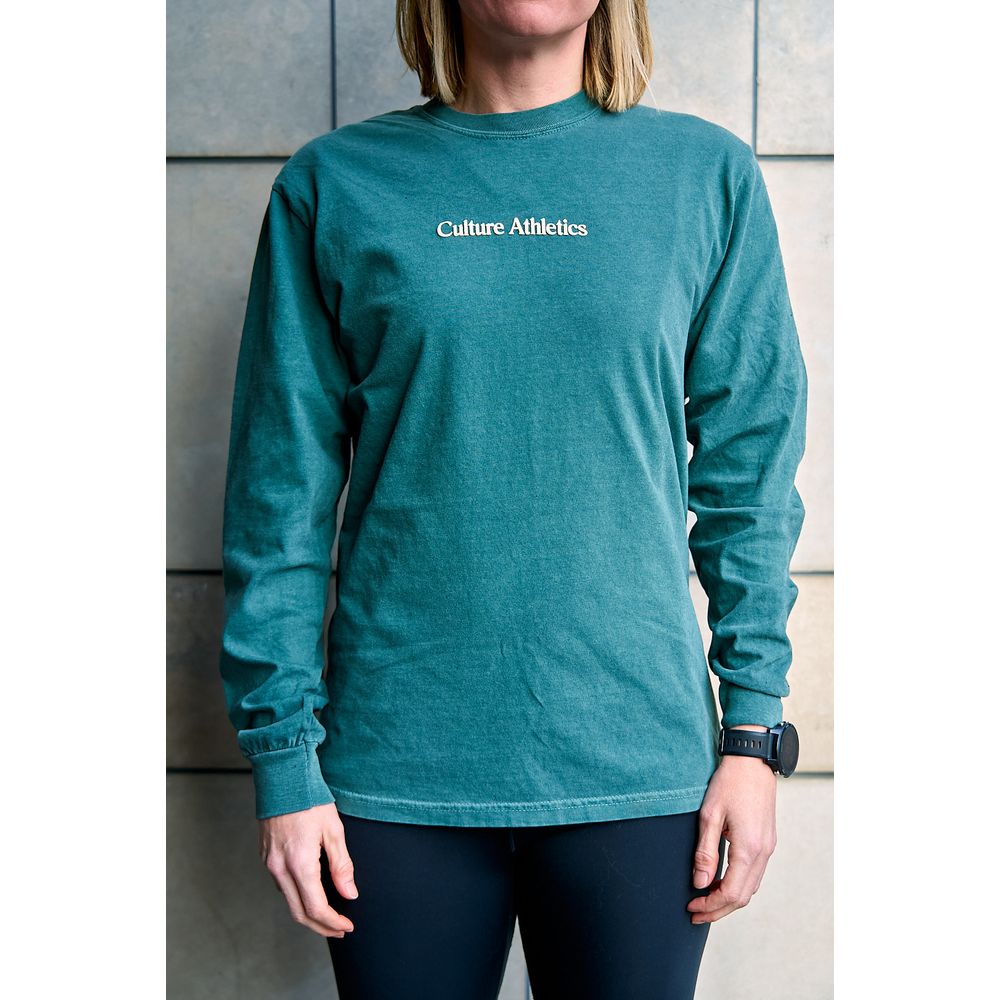 Unisex Culture Athletics Long Sleeve - Community - Blue Spruce - Culture Athletics