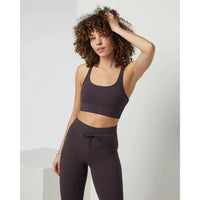 Womens Yosemite Longline Bra - Sangria