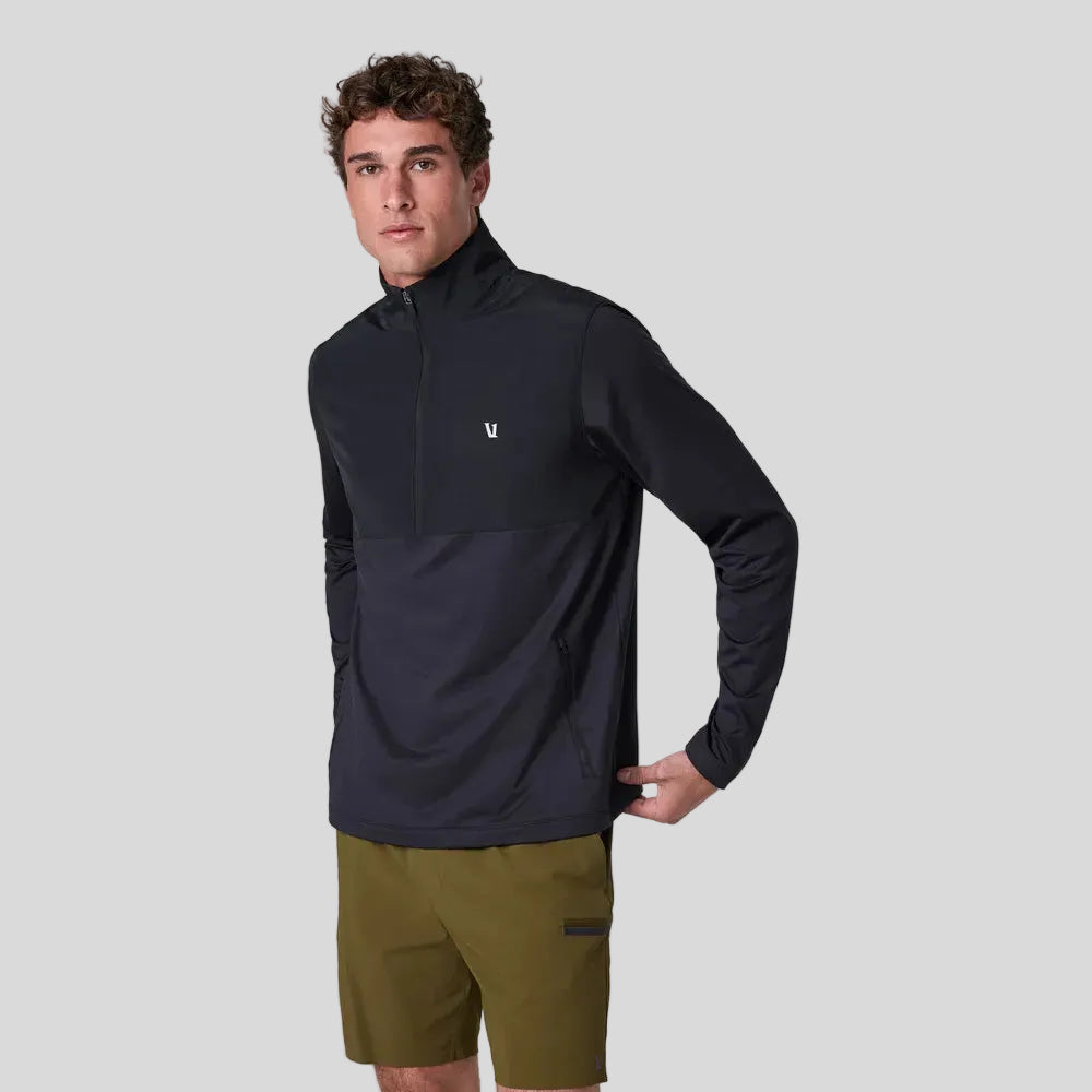 Vuori_-_Mens_-_Sunday_Element_Half_Zip_-_Black_-_Culture_Athletics