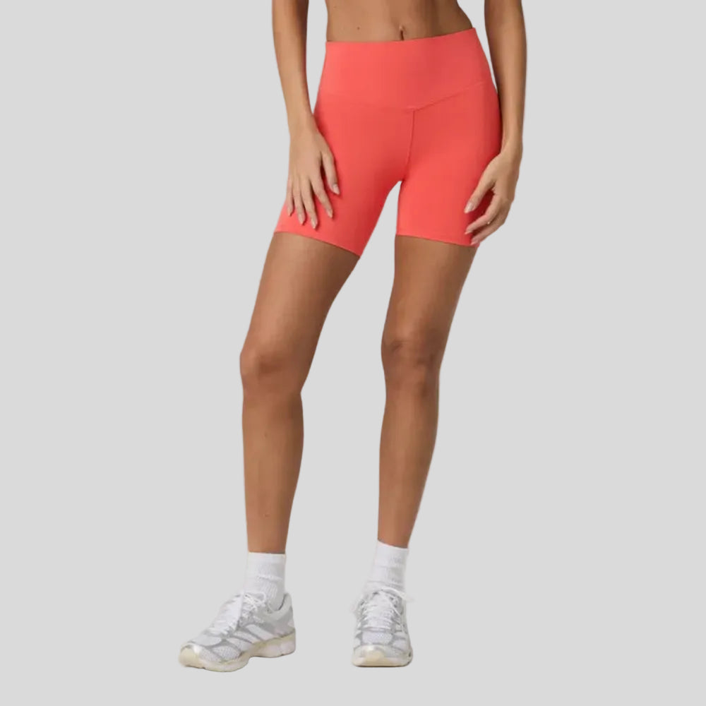 Vuori - Womens AllTheForm Short - Bright Coral - Culture Athletics