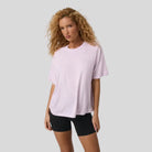 Vuori - Womens Energy Tee Long -  Lilac Breeze Heather - Culture Athletics