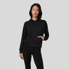 Vuori - Womens Halo Modern Pullover Hoodie - Black Heather - Culture Athletics
