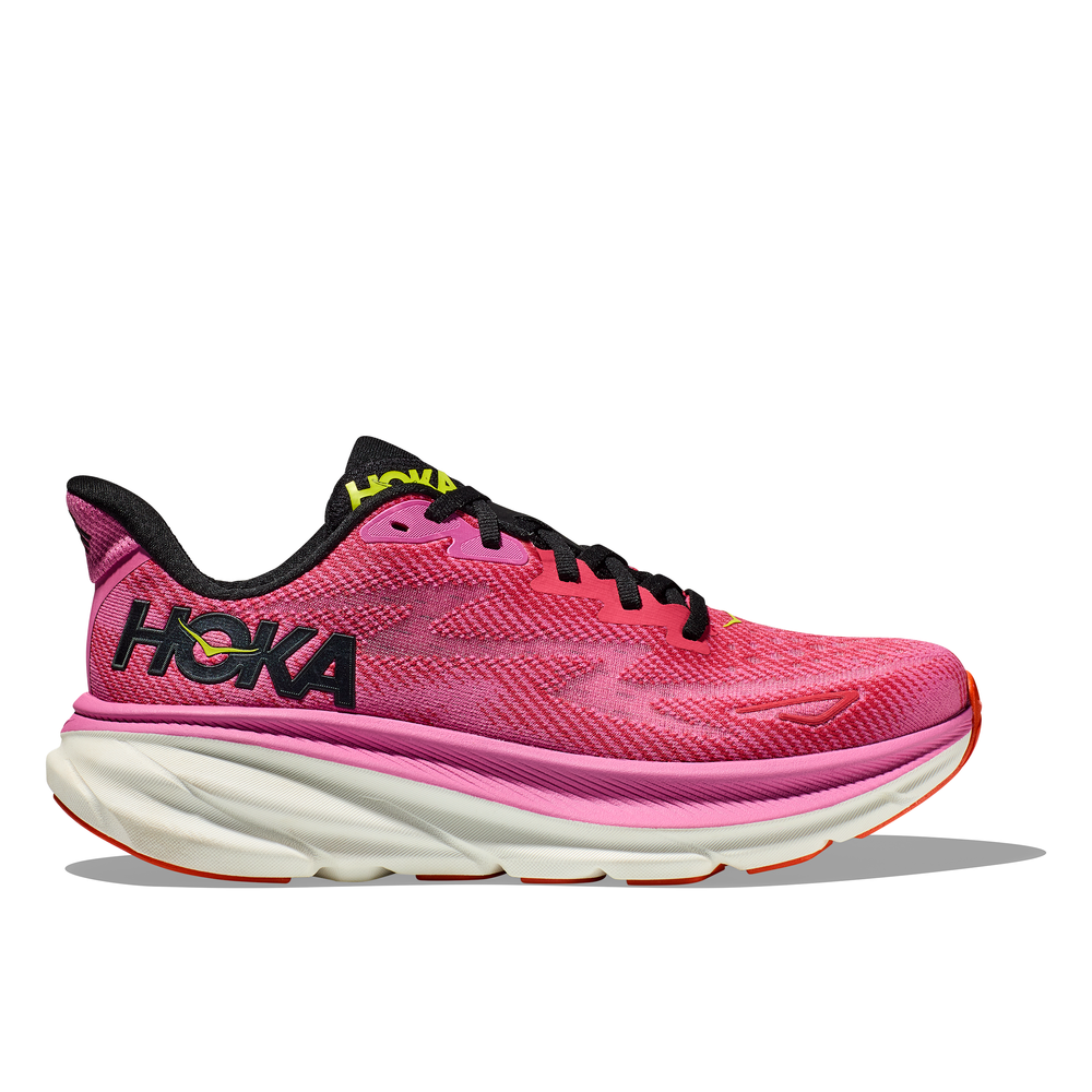 Hoka ONE ONE Womens Clifton 9 - Raspberry/Strawberry | Culture Athletics