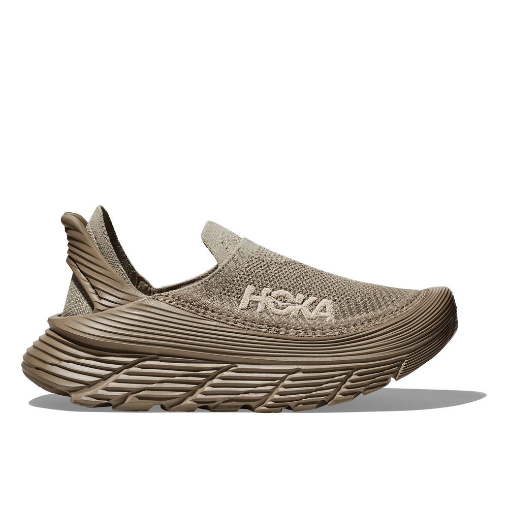 Hoka ONE ONE Unisex Restore TC - Dune/Oxford Tan | Culture Athletics