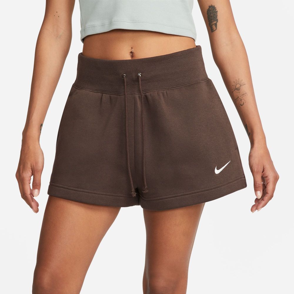 Nike Womens Sportswear Phoenix Fleece High-Waisted Shorts