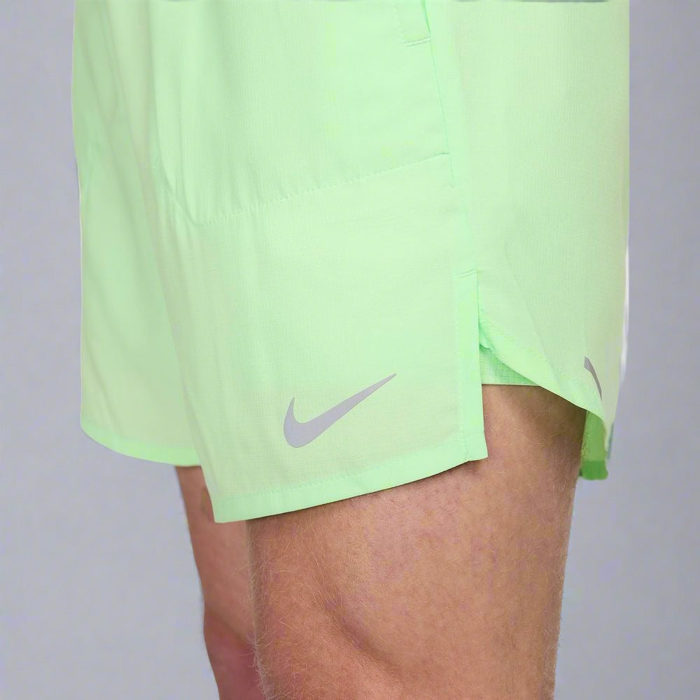 Mens Dri FIT Stride 7 Inch 2 In 1 Running Shorts Vapor Green Culture Athletics