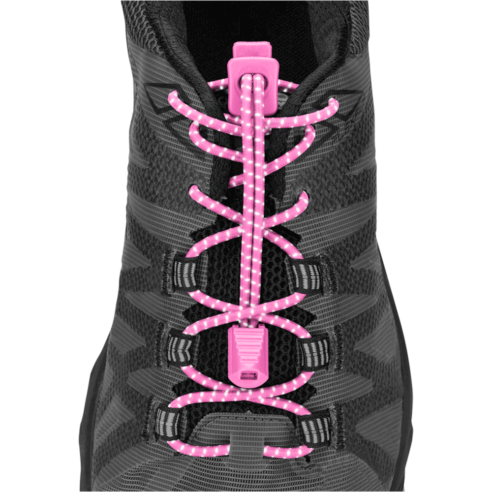 Unisex Reflective Run Laces - Pink-Culture Athletics