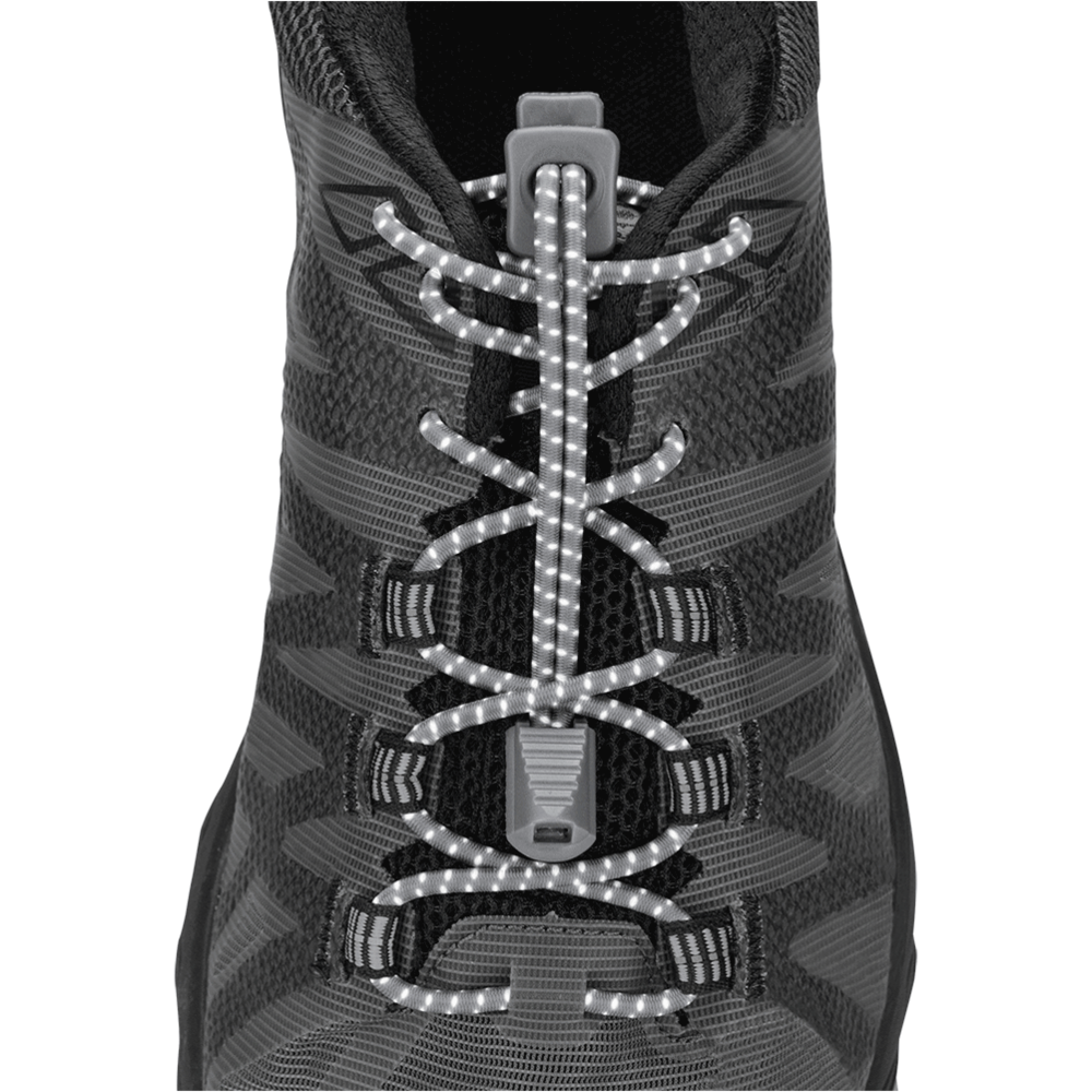 Unisex Reflective Run laces - Black-Culture Athletics