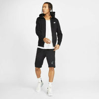 Mens Sportswear Club Fleece Full-Zip Hoodie - Black