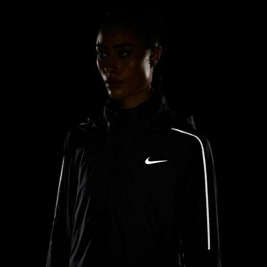 Womens Shield Running Jacket - Black-Culture Athletics